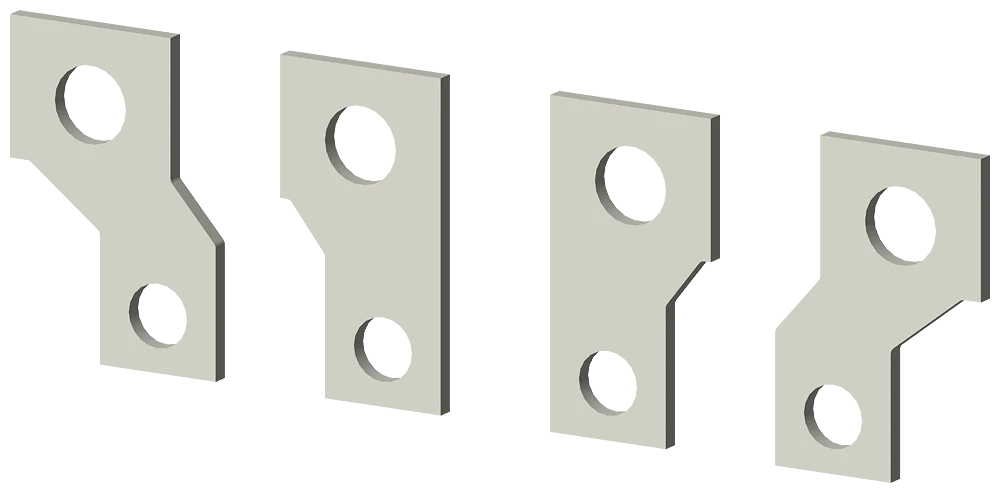 Siemens Spreader Links For 4 Pole · Suitable For 3VJ11 · 125 A MCCB