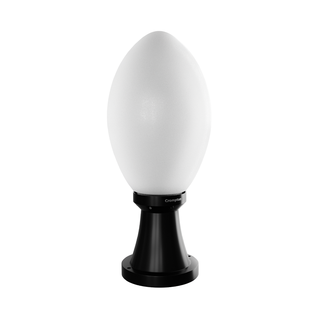 Crompton Solarion Imperial Round Gate Lamp (Plastic with B22 Holder)