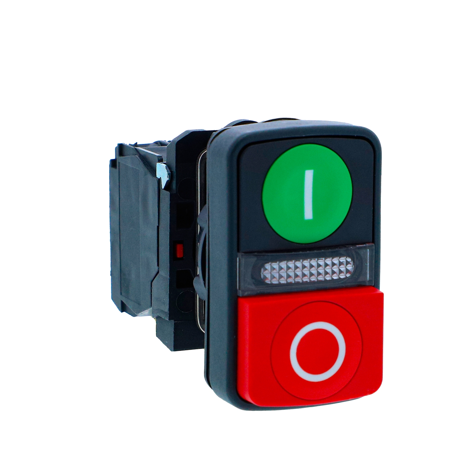 Schneider Harmony XB5N Push Button · 22 mm · LED · 1 NO + 1 NC · IP65 · XB5AW84B5N