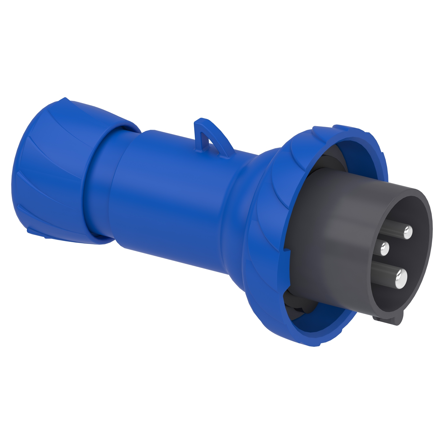 Schneider Mureva Wander Plug · 16 A · 2P+E · 200 to 250 V · IP67 · Grey (RAL 7035) · PKE16M723