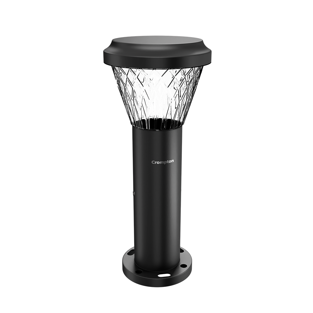 Crompton Solarion Lunar Bollard Garden Lamp (Metal with B22 Holder)