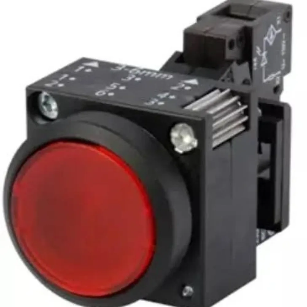 Siemens Sirius ACT 3SB5 Illuminated Push Button Actuator 22 mm · Red · Normal Type · With Holder