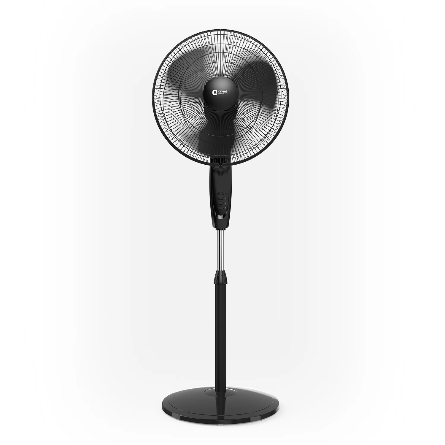 Orient 400 mm Stand 37 Neo High Speed Pedestal Fan · Black