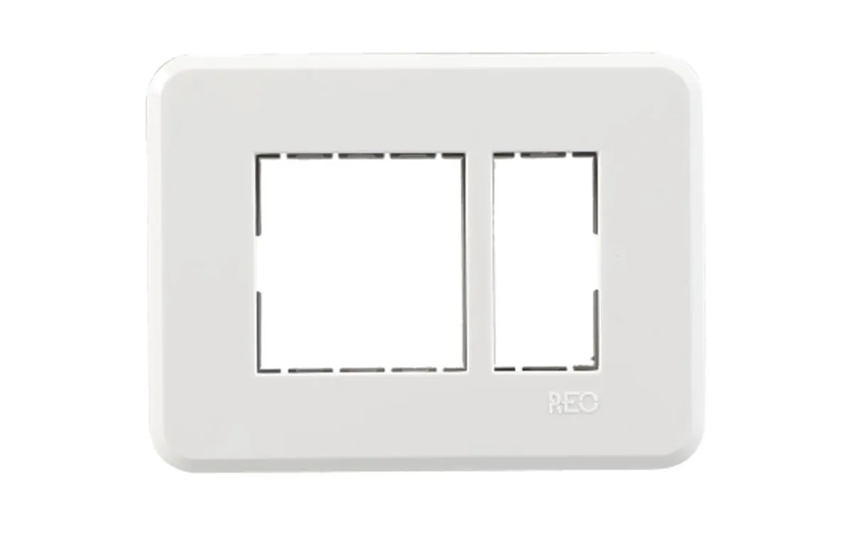 Havells 3 M Cover Plate White REO Elegant