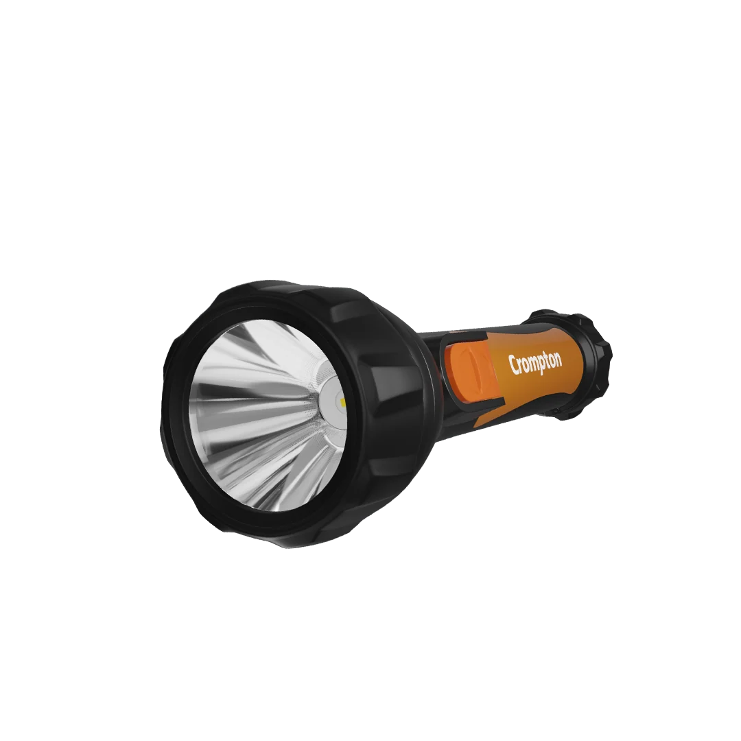 Crompton Power Ray Rakshak Pro 2 W LED Torch Rechageable · Black