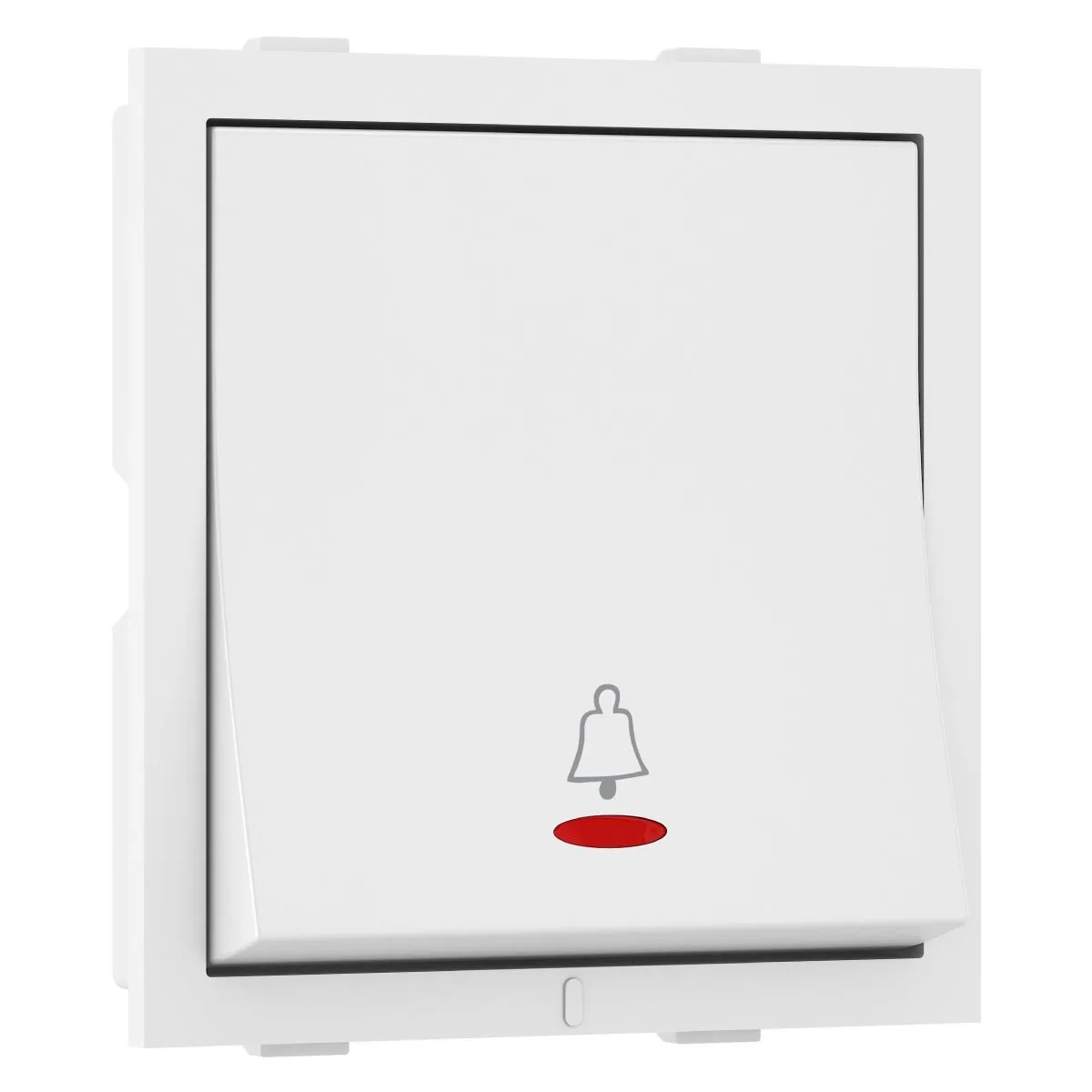 Havells 6 A Bell Push 2 M with Indicator White REO Marvel