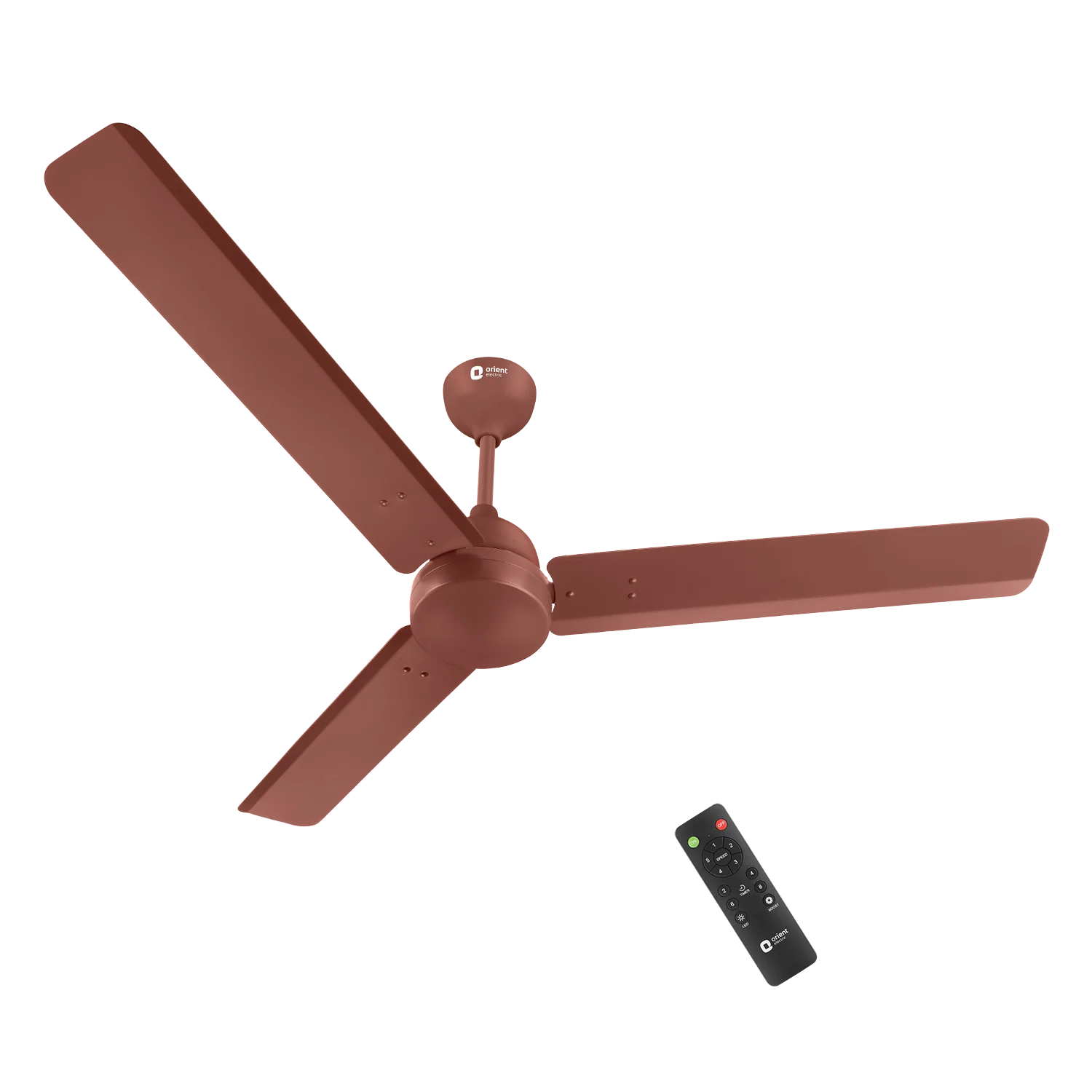 Orient Ecotech Neu BLDC 5 Star Ceiling Fan · 1200 mm · Matt Brown