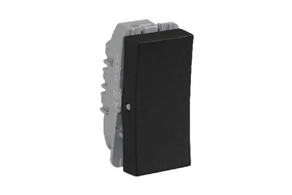 Havells 16 AX 1 Way Switch Soot Black REO Elegant Bold