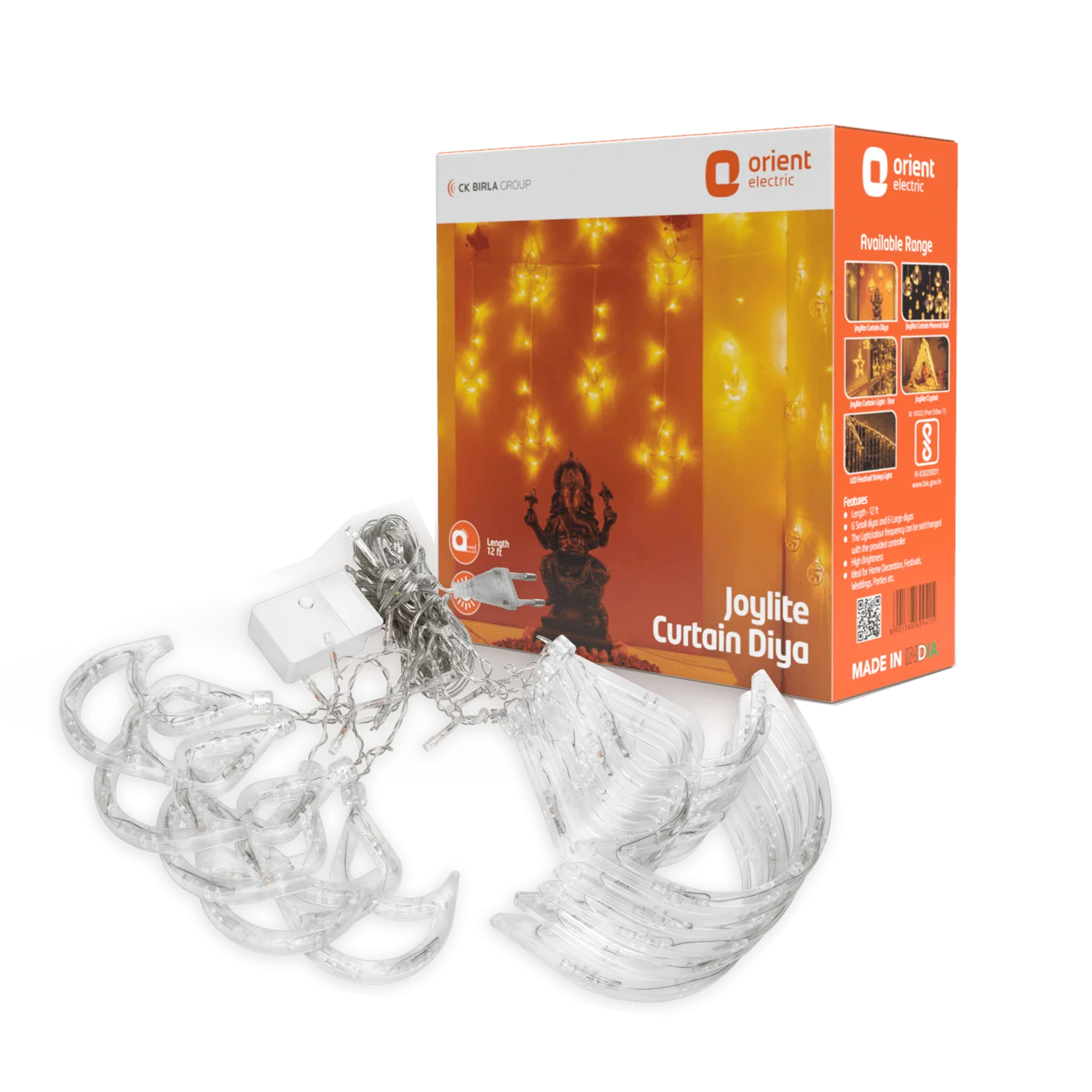 Orient Joylite Diya LED Curtain Light for Home · Warm White