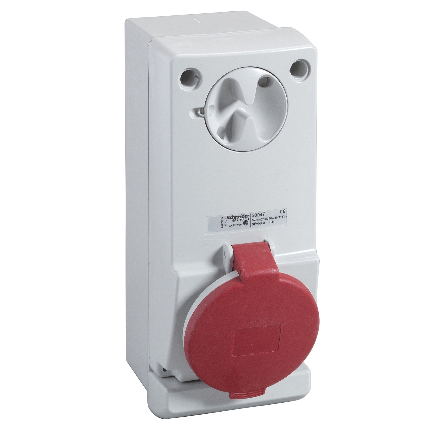 Schneider Mureva Interlocked Socket · 16 A · 3P+N+E · 380 to 415 V · IP44
