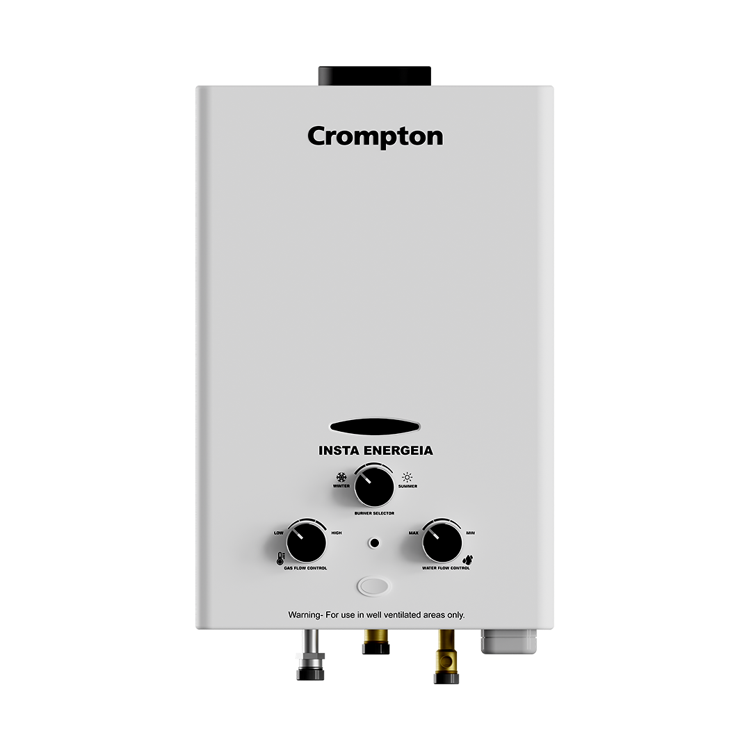 Crompton 6 L LPG Gas Water Heater · White