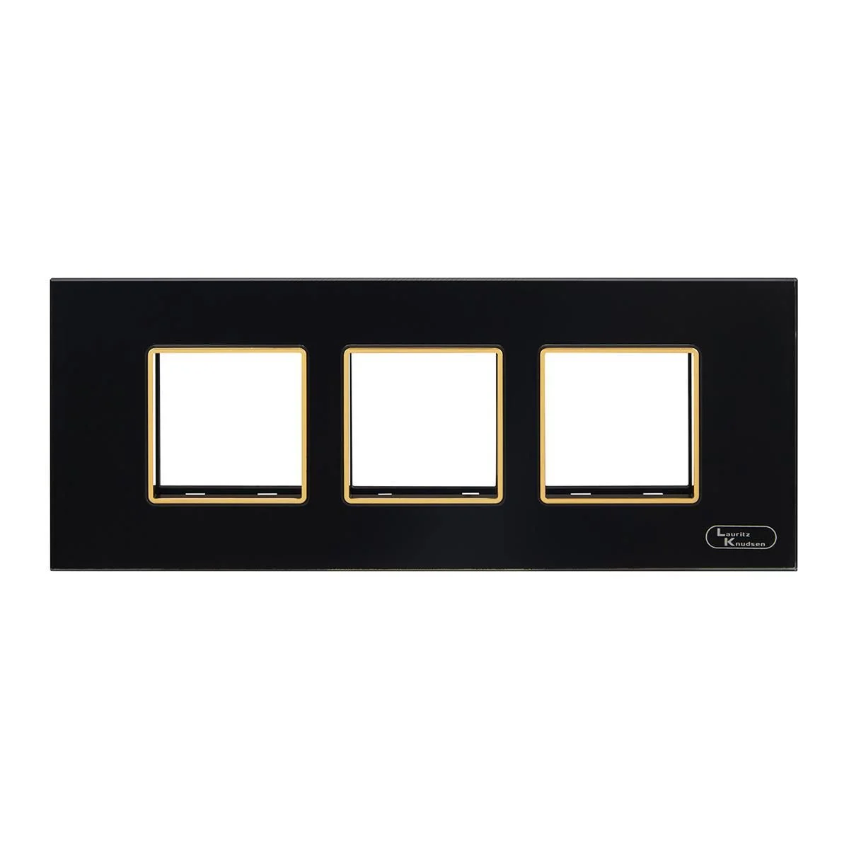 Lauritz Knudsen entice Glass Plate · 6 M · with Grid Frames · Black