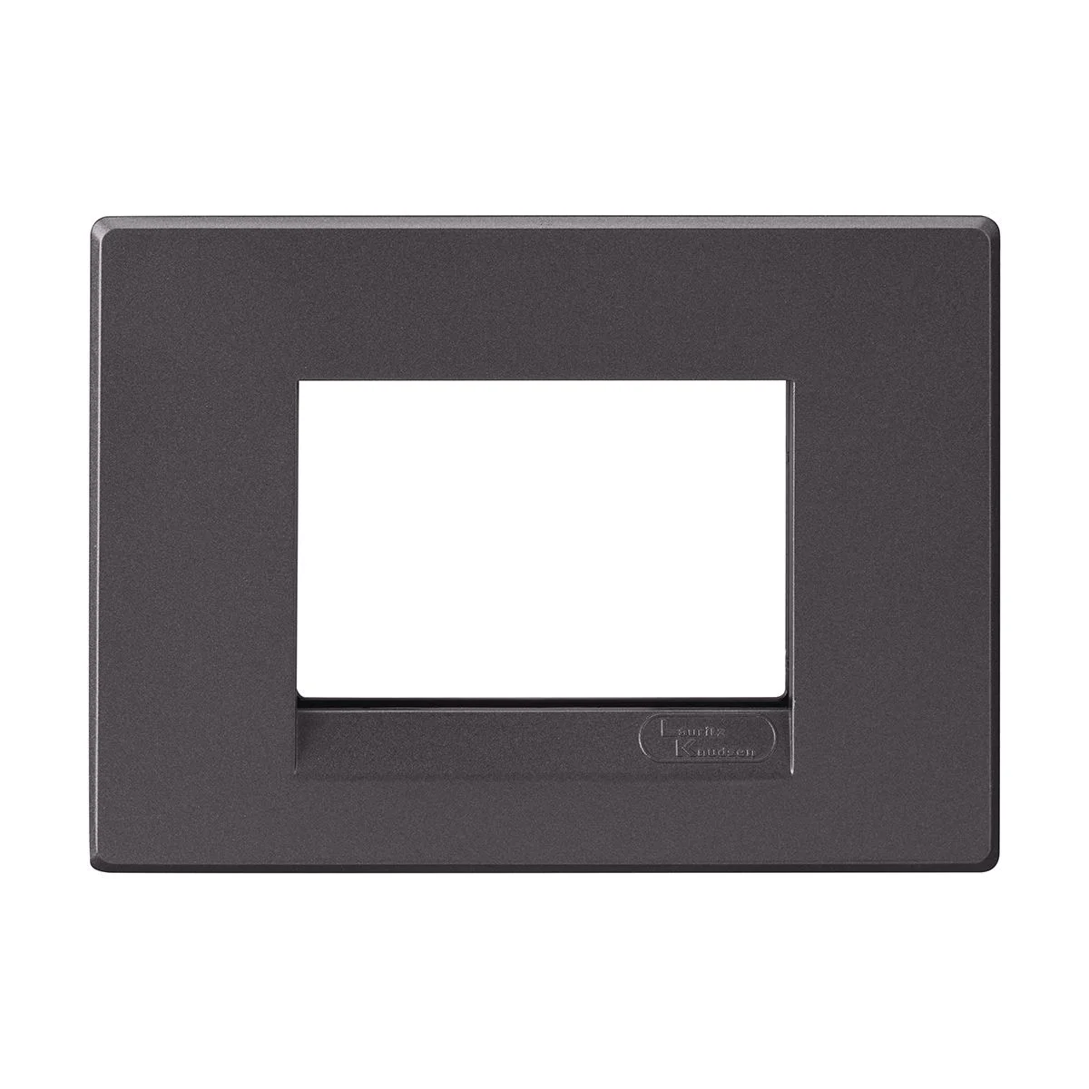 Lauritz Knudsen englaze Cover Plate · 3 M · with Grid Frames · Grey