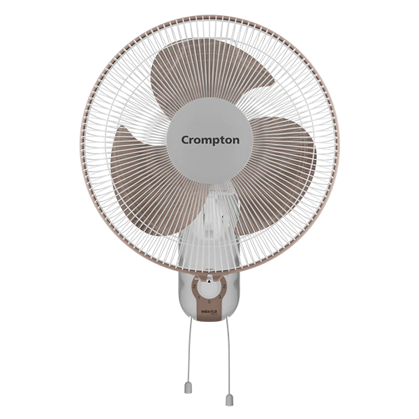 Crompton Hiflo Neo Wall Mounted Fan · Coffee Brown · 300 mm