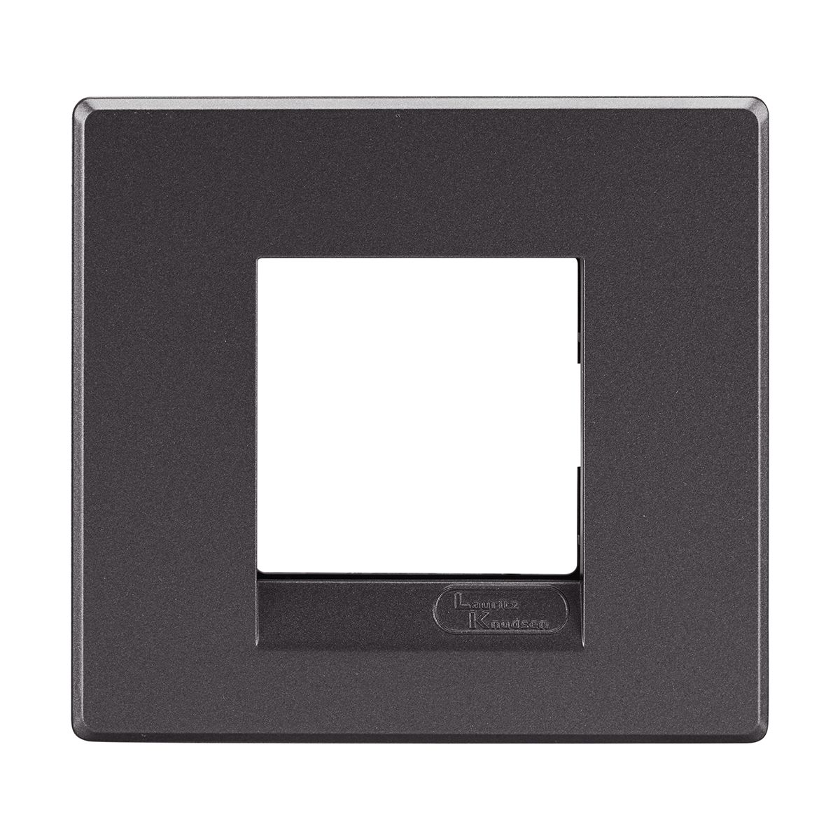 Lauritz Knudsen englaze Cover Plate · 2 M · with Grid Frames · Grey