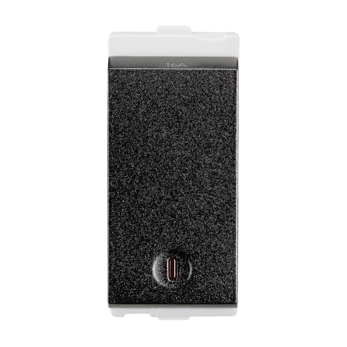 Lauritz Knudsen Encurve Switch 16 A 1 -Way With Indicator · 1 M Magnesium Grey