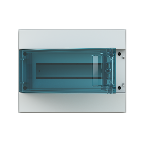 ABB IP65 Consumer Unit · Surface mounting · 12 M · 1 row(s) · Door: Single · Plastic · Transparent · Dimensions: 250 mm x 320 mm x 155 mm