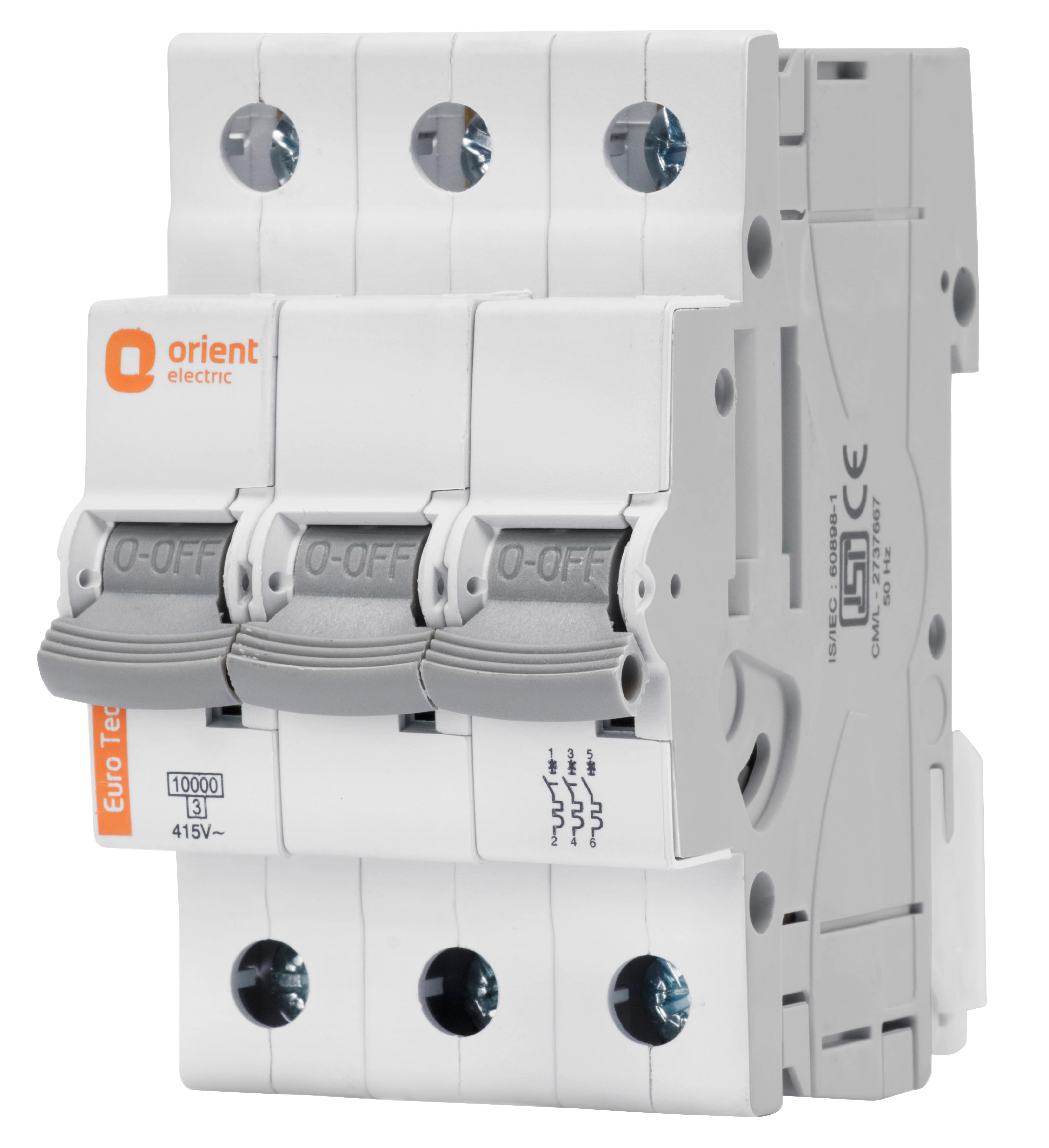 Orient Eurotech MCB Triple Pole · Curve C · 06 A