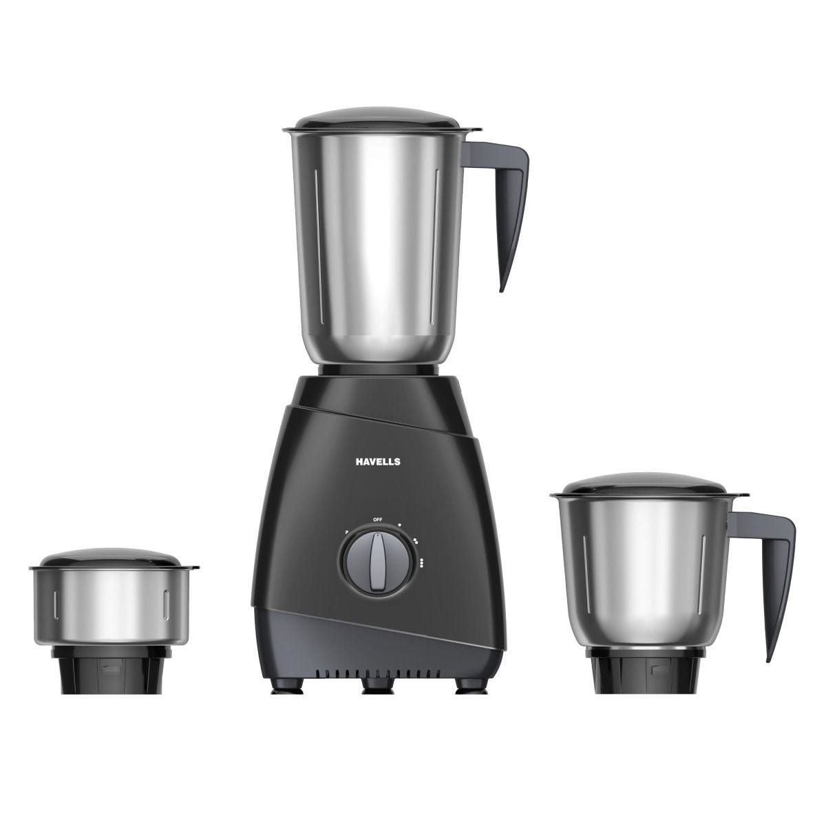 Havells Capture Mixer Grinder · 500 W · 1.35 L · Black & Grey