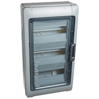 Legrand Plexo3 Enclosure · 3 rows · 36 M · IP65