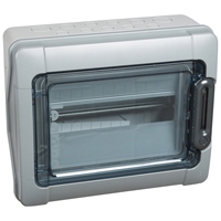 Legrand Plexo3 Enclosure · 1 row · 12 M · IP65
