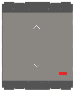 Norisys Cube C5281.02 6A Two Way DP 2M Grey Palm Switch with Indicator
