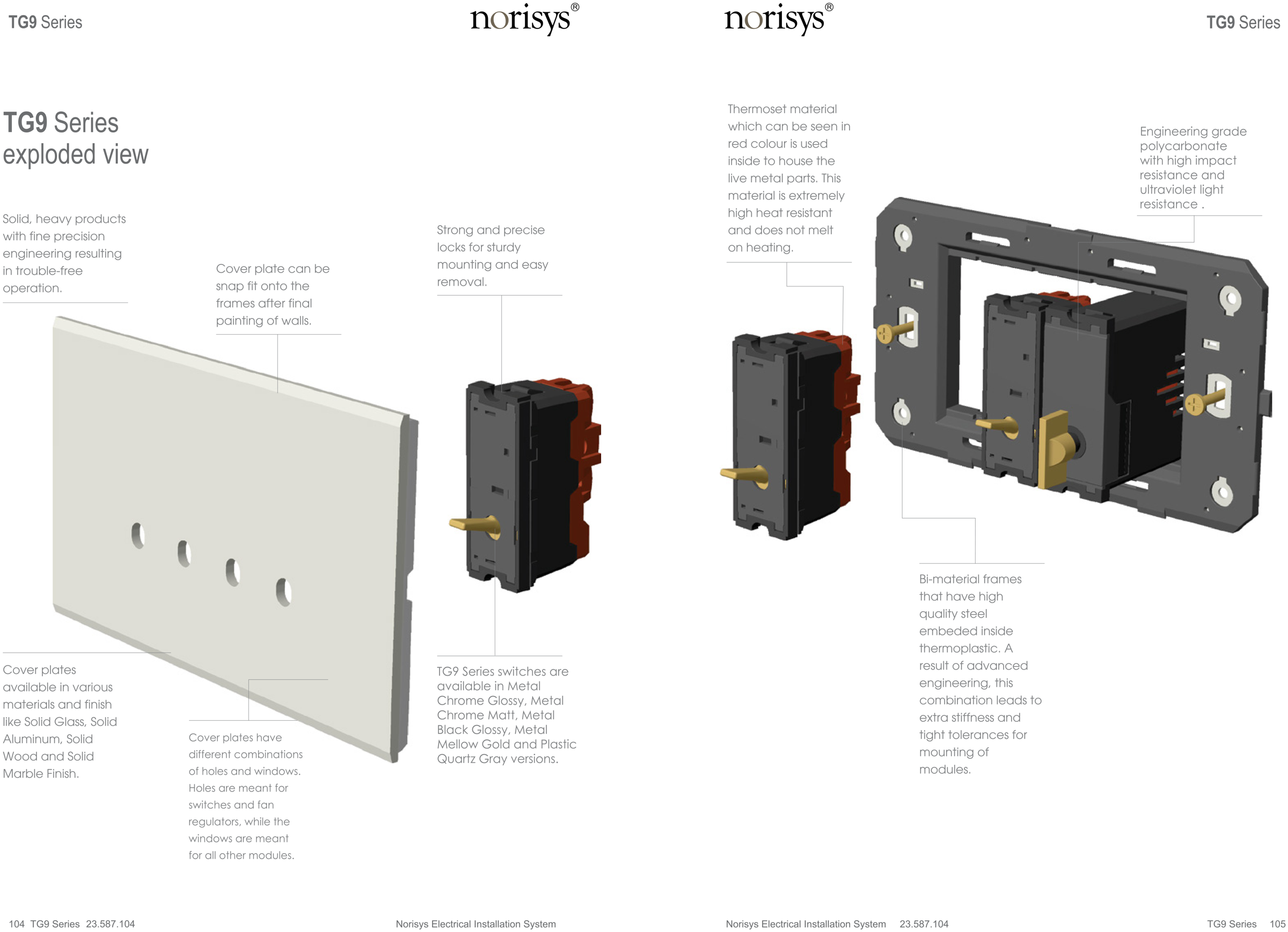 TG9 series exploded view