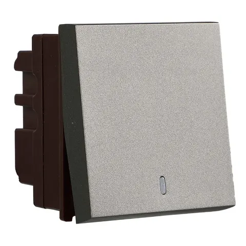 Havells Apogee 16 AX Mega One Way Switch Indicator · Grey